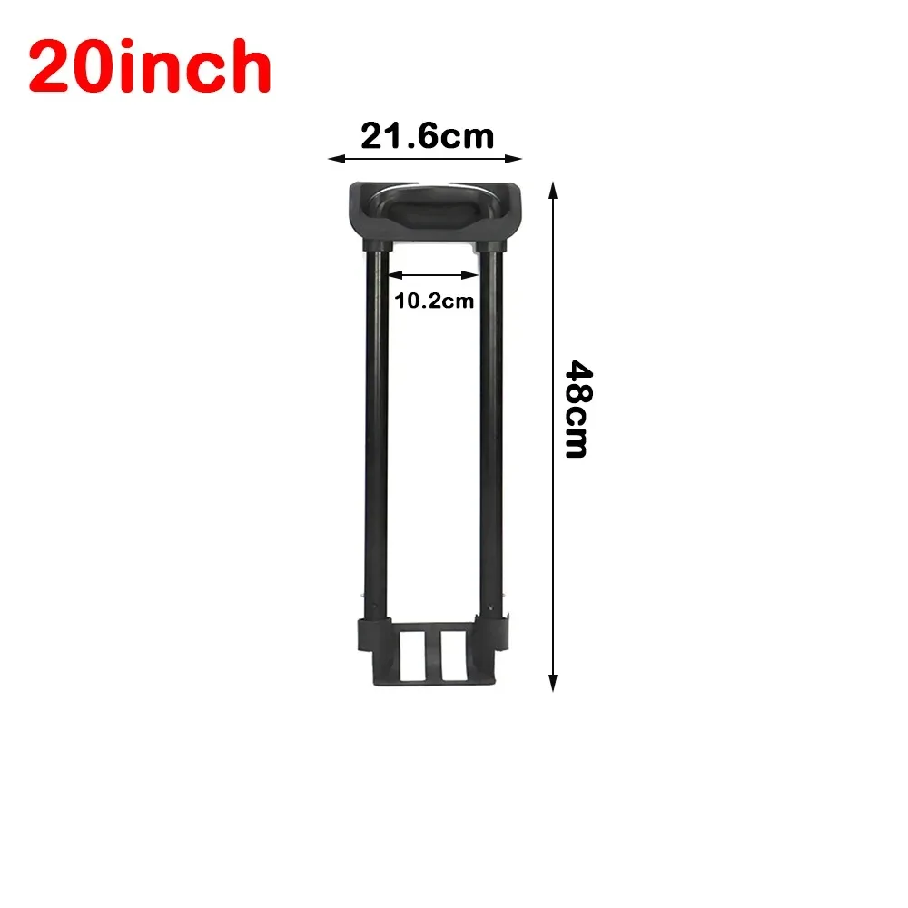 poignée de remplacement rétractable pour bagages, poignée universelle pour valise de voyage, robuste et facile à installer, poignée de traction pour bagages.