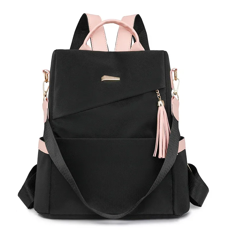 sac à dos antivol pour femmes, nouvelle mode en cuir souple, double usage, grande capacité, voyage, double épaule, en vente, 2025