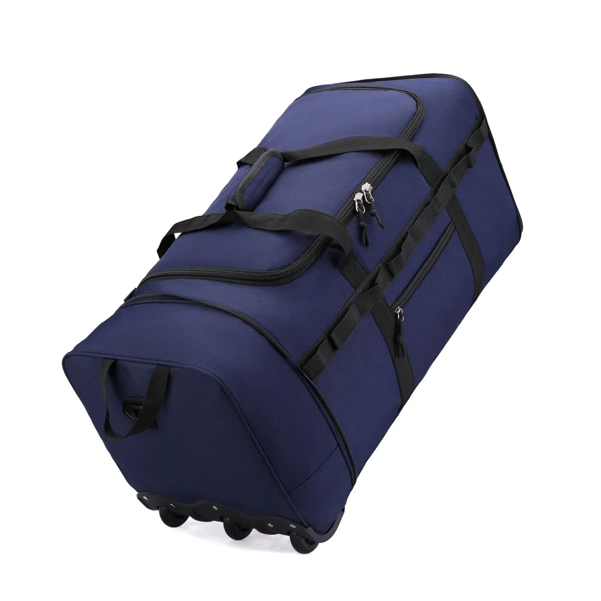 sac de voyage pliable et extensible, bagage portable de grande capacité, sac à bandoulière à roulettes unisexe pour les voyages