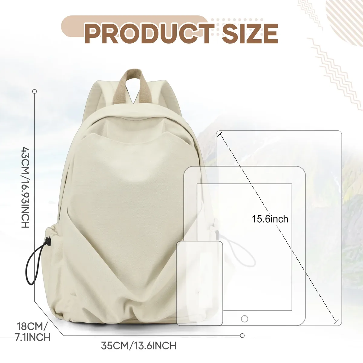 Sac à dos scolaire pour fille et garçon, grande capacité, imperméable, sac à dos pour adolescents, sac à dos de voyage pour femmes, sac à dos décontracté pour ordinateur portable