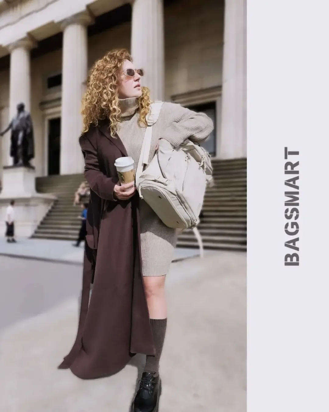 bagsmart sac à dos de voyage grande capacité sac à dos de compression sous vide femmes 15.6 pouces pochette d'ordinateur étanche étendre les sacs à dos pour hommes