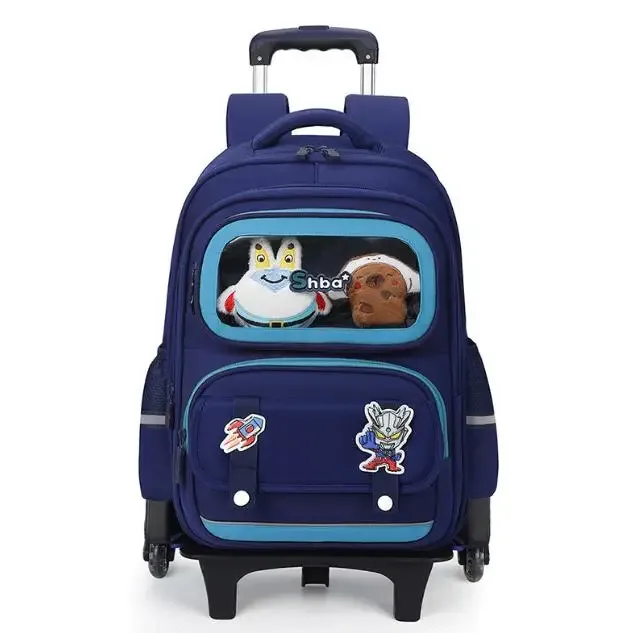 sac à dos à roulettes pour élèves du primaire, cartable à roulettes pour enfants, sac à dos d'école pour filles avec roulettes pour garçons