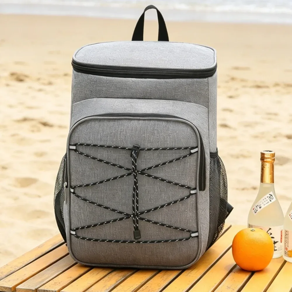 sac isotherme multifonctionnel, sac à dos portable, imperméable, grande capacité, pour le camping, le pique-nique, les boissons, les fruits