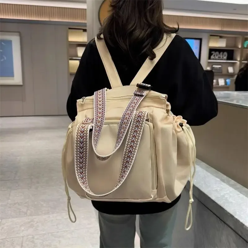 sac de rangement de voyage grande capacité léger multifonctionnel pour maman, sac à dos de sortie avec conception berceau, sac fourre-tout imperméable
