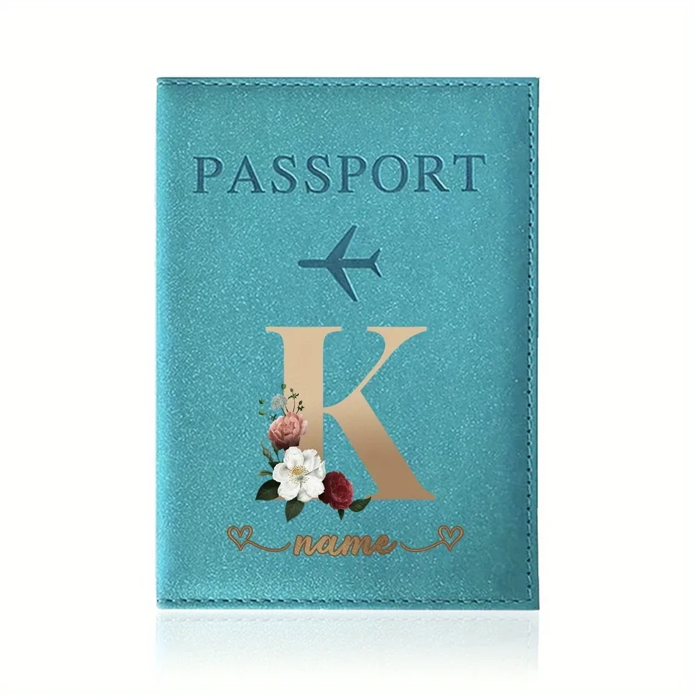 porte-passeport personnalisé avec nom personnalisable - capable d'imprimer des noms jusqu'à 26 lettres.