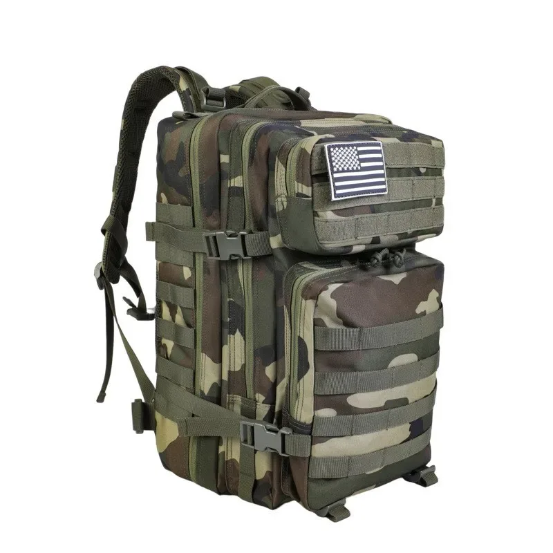 sac à dos tactique camouflage unisexe, sac à bandoulière double pour la randonnée, le cyclisme, les voyages, la marche en plein air, tissu oxford 600d