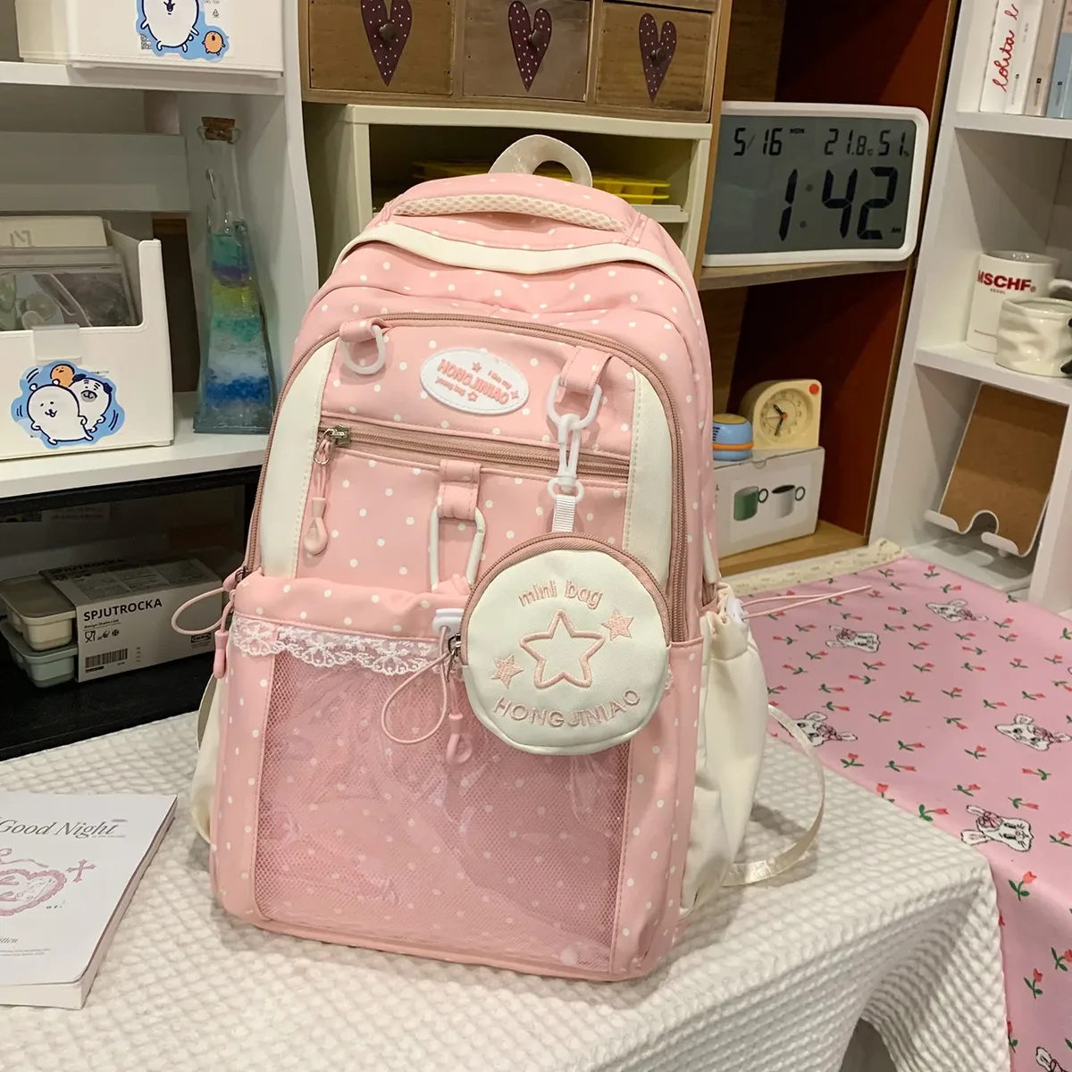 nouveau sac à dos ulzzang ita bag harajuku tendance kawaii pour campus et école, sac à dos simple pour femme
