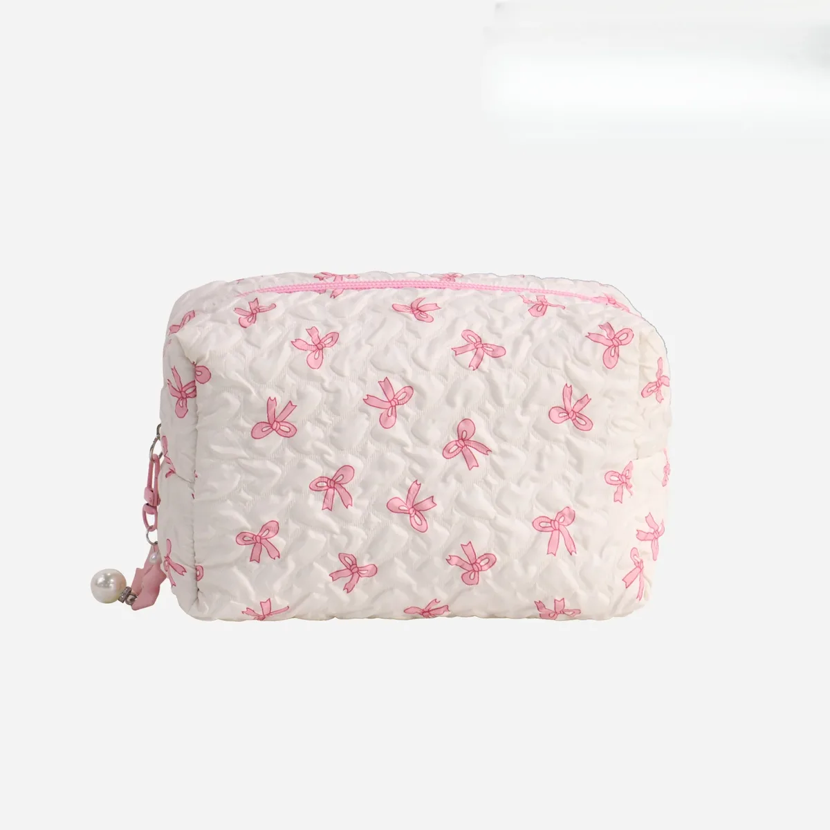 sac de rangement pour porte-monnaie ykxb de grande valeur, trousse de maquillage mignonne, grande capacité, trousse de maquillage haut de gamme avec nœud