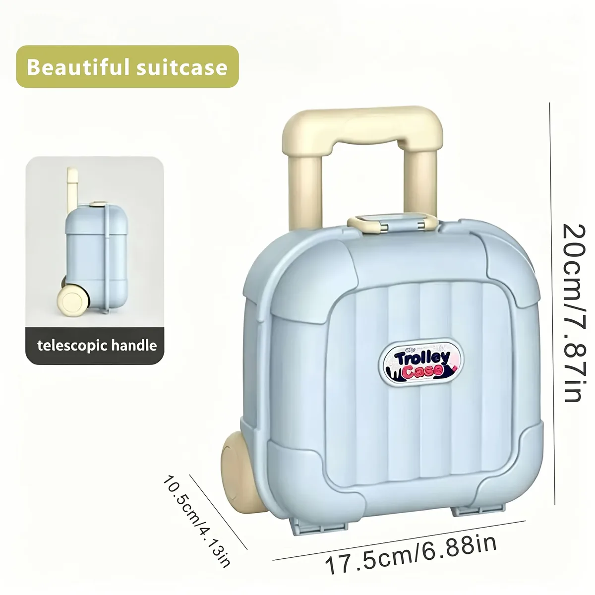 valise compacte et peu encombrante à roulettes universelles, portable pour les amis, les proches, les courts voyages en plein air, étui de transport et de rangement.
