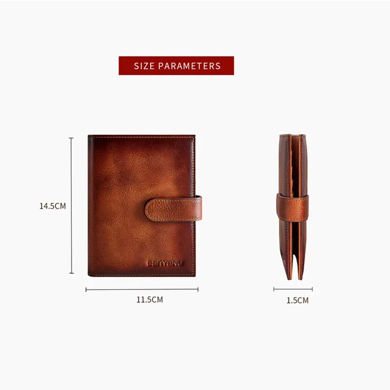 porte-passeport en cuir de vache véritable de première qualité pour hommes, portefeuille en cuir ultra-fin multifonction, organisateur portable de billets et de cartes de voyage