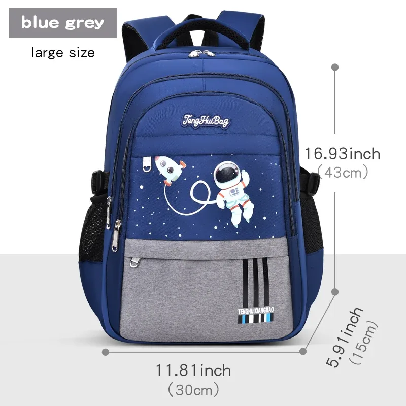 élèves du primaire cartable garçons 1,2,3,4,5,6 années 6-12 ans astronaute épaule sac à dos pour ordinateur portable étanche wea