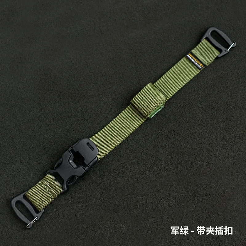 sangle de fixation de liaison tactique réglable multifonction pour l'extérieur, boucle magnétique, sangle de sac à dos fixe à dégagement rapide