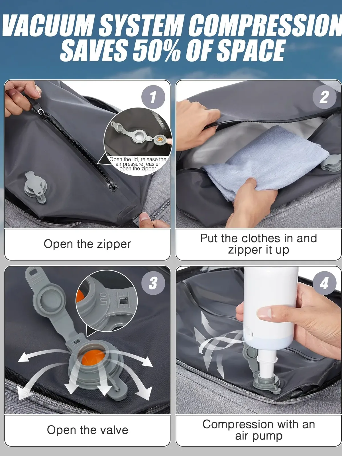 sac à dos sous vide – sac à dos de voyage pour bottes de ski 50l, étanche, sac à dos pour bottes de snowboard pour voyage, magasins, équipement comprenant casque