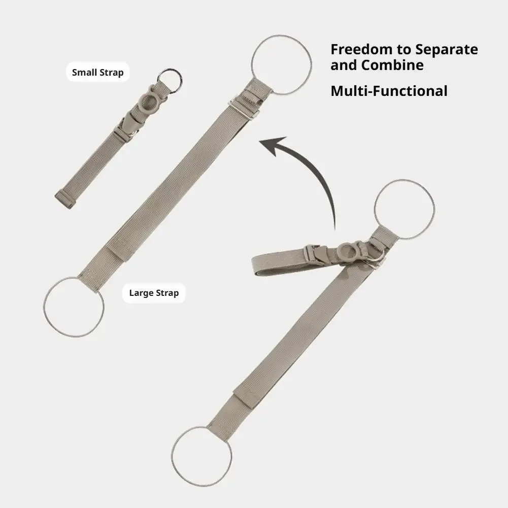 1/2 sangles de bagage réglables pour valise, connecteur de bagage portable, support de sac à main pour poignée de chariot