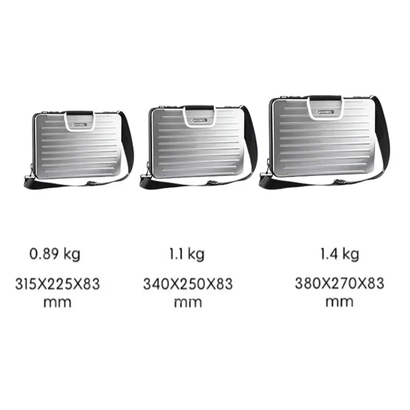 sac à bandoulière professionnel étanche à coque rigide pour macbook pro/air et ipad pro | étui antichoc pour ordinateur portable avec pochette pour tablette