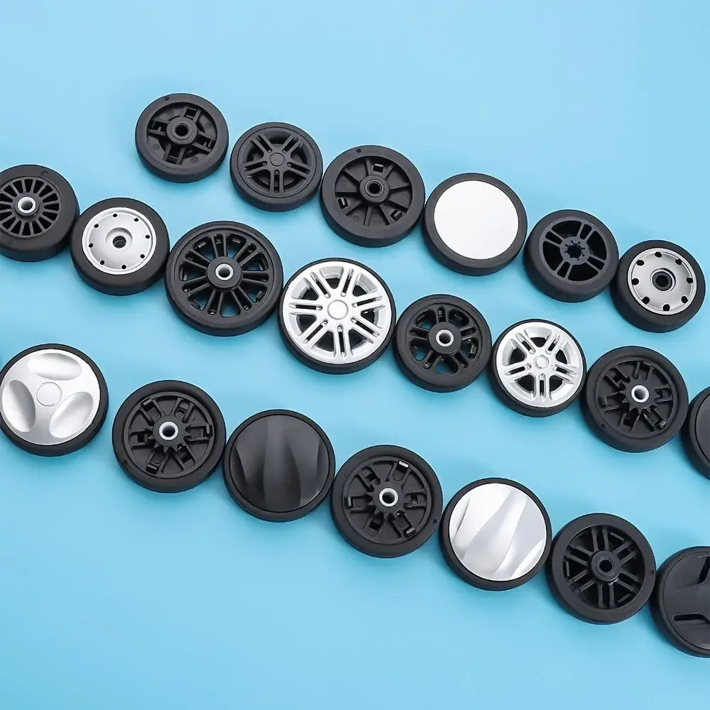 pièces de valise universelles, essieux de remplacement de roues de valise avec vis, roues de bagages de voyage, roues de remplacement, accessoires de bagages