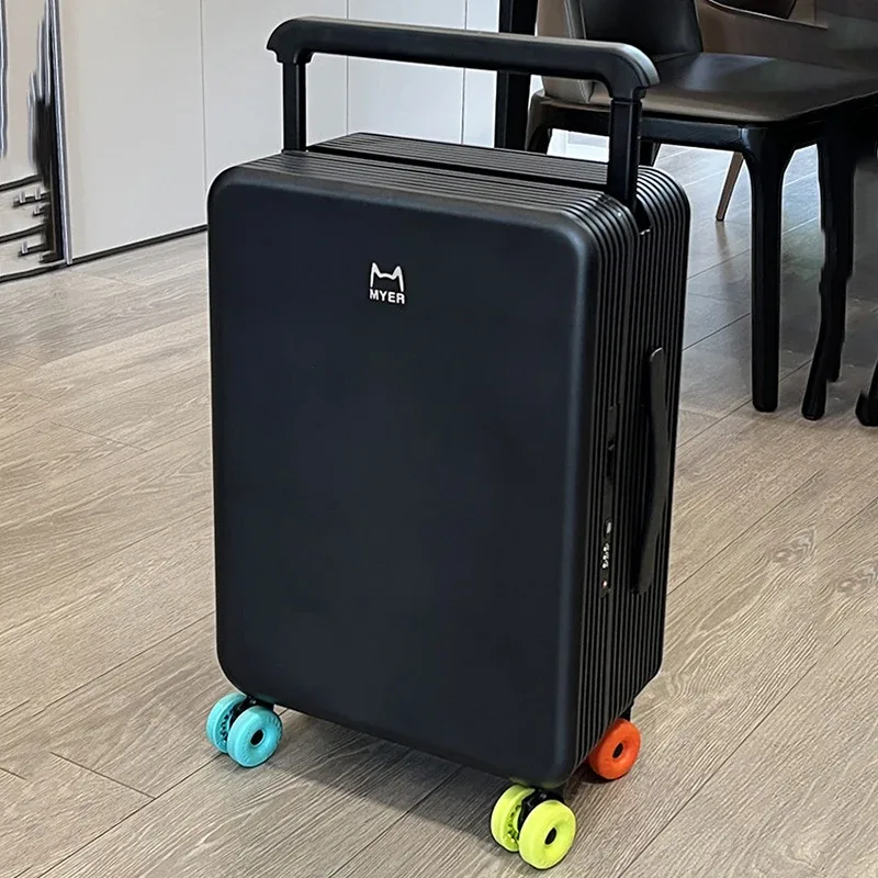 valise klqdzms 20 pouces en abs + pc, grande capacité, valise à roulettes, valise pour femme, valise à code pour homme, bagage à roulettes