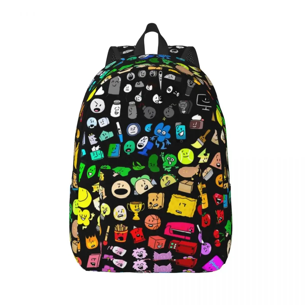 bfdi affiche étudiant sac à dos sac d'école randonnée voyage sac à dos pour hommes femmes mode bookbag sacs à bandoulière