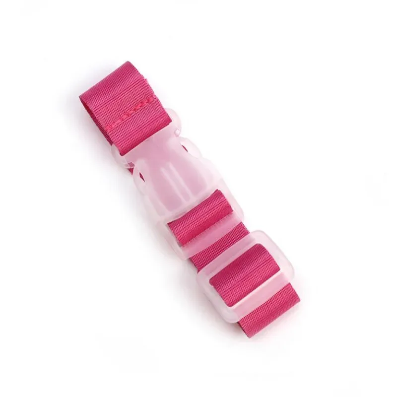 sangles en nylon réglables colorées pour bagages, ceinture de bagage, sac de sécurité, bouton de structure, avion, valise, voyage, accessoires