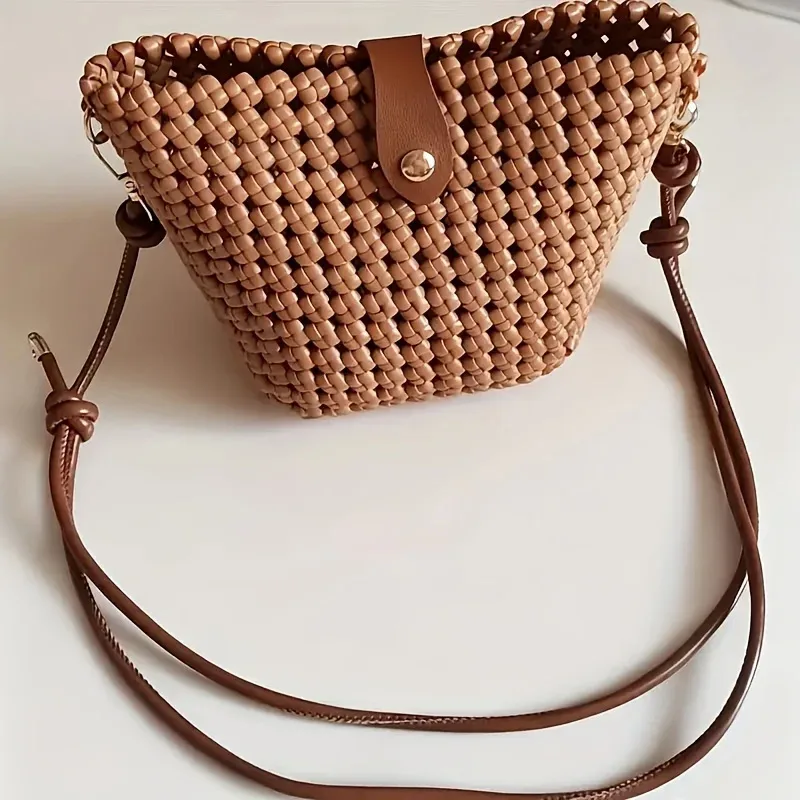 ensemble de fabrication de sacs au crochet en 4 parties | boucle réglable en similicuir, boucle de base et boucle en forme de gourde, sac à bandoulière tendance en similicuir, matériaux artisanaux faits main, faciles à réaliser, accessoires de sac diy, matériaux pour la fabrication de portefeuilles, fabrication de portefeuilles diy.