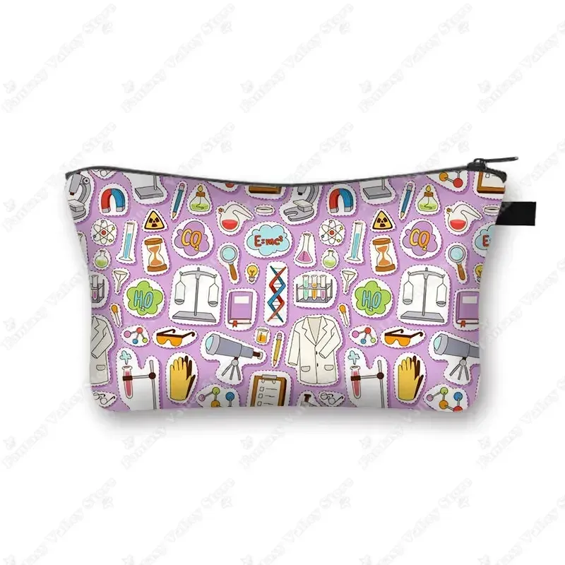 étui à cosmétiques pour médecin et infirmière, stéthoscope médical, seringue, trousse de toilette, organisateur, sacs à cosmétiques pour femmes, trousse de maquillage pour hôpital ecg