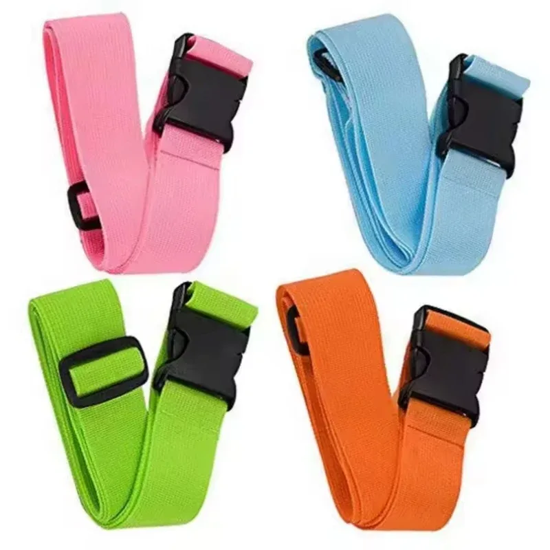 ensemble de 4 sangles de bagages, sangle de fixation pour bagages, sangle de bagages, utilisées pour la fixation et l'identification pratique des sacs de voyage, voyage