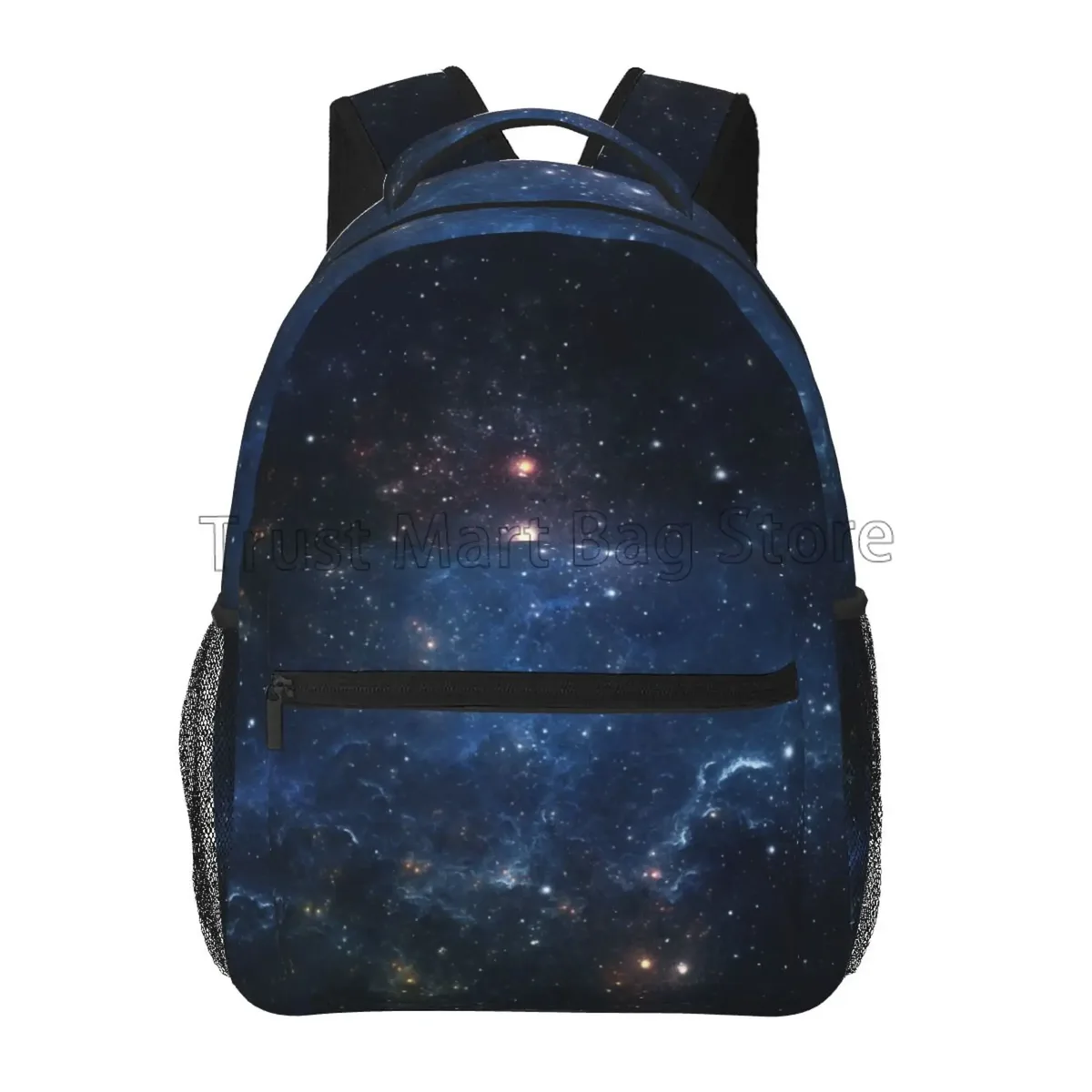 sac à dos blue galaxy starry stars pour adolescents, sac à dos pour filles et garçons, sac de voyage pour ordinateur portable, espace, lycée