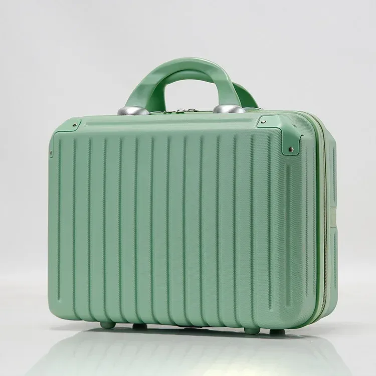 valise légère et portable de grande capacité pour femme, sac de rangement de cosmétiques à fermeture éclair, mini valise d'embarquement, 16 pouces