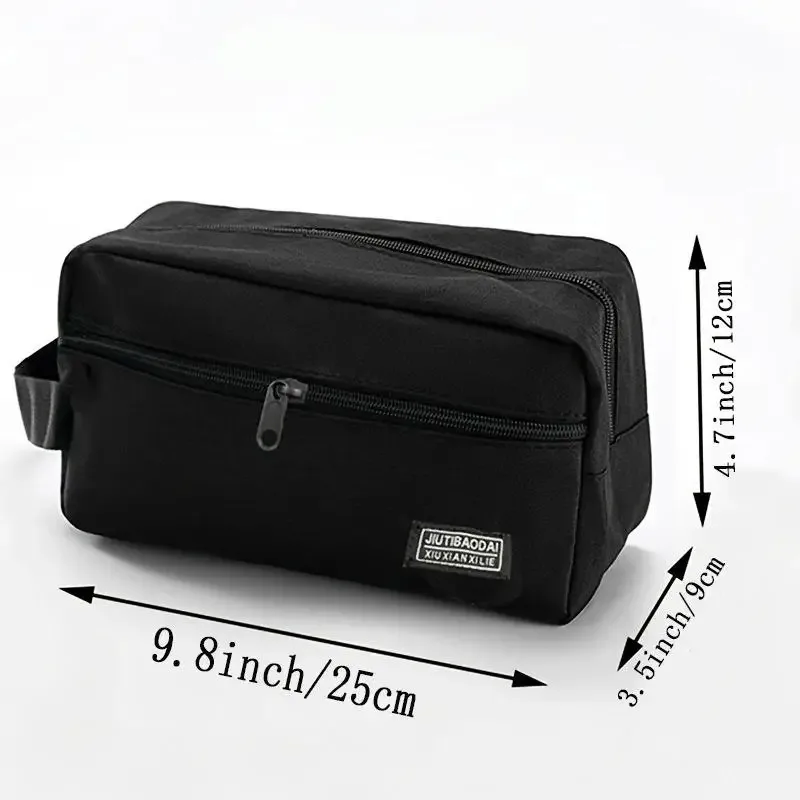 trousse de toilette pour homme, organiseur de maquillage de voyage, pochette de rangement grande capacité, design durable et tendance, idéale pour un usage quotidien