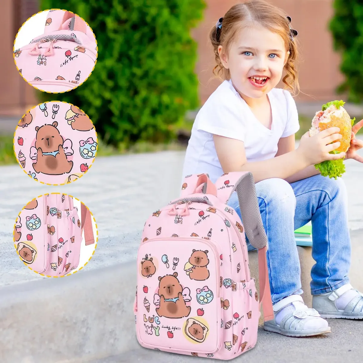 sacs d'école pour enfants, cartables d'école primaire, ensemble de sacs à dos pour enfants, sacs à dos de voyage quotidiens pour enfants, étudiants