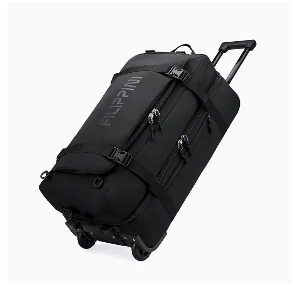 sac à roulettes pliable pour hommes, sac à dos de voyage grande capacité, organisateur de coffre, sac à roulettes portable, sac de cabine pour hommes et femmes