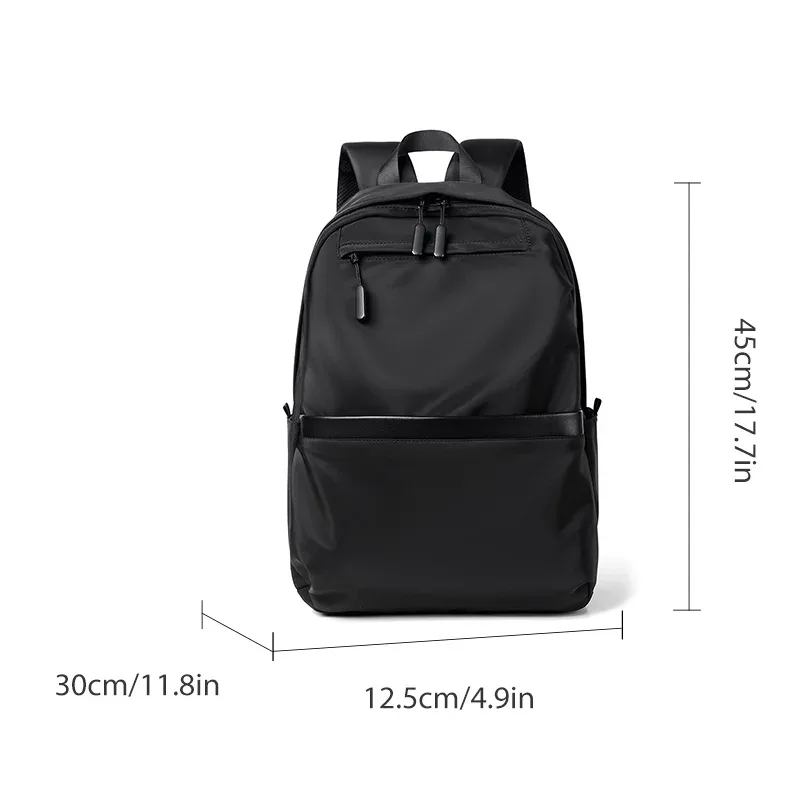 rilidépensé-sac à dos d'affaires pour homme, sac d'ordinateur de grande capacité, sac à dos de voyage simple, sac à dos universitaire décontracté