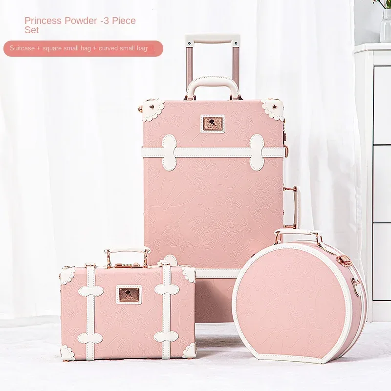 valise en cuir vintage, porte-bagages rétro, valises à roulettes en laiton antique, porte-bagages de 22 pouces, valise de voyage