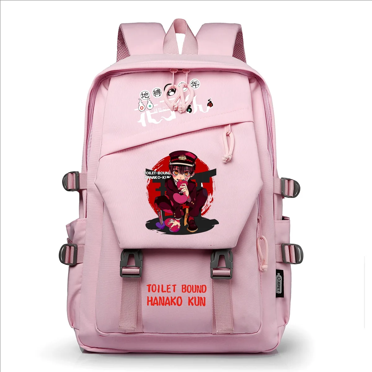 sacs à dos décontractés pour étudiants, sacs à livres pour filles, sacs à dos pour ordinateur portable, sacs à bandoulière, motif dessin animé anime toilet-bound hanako-kun
