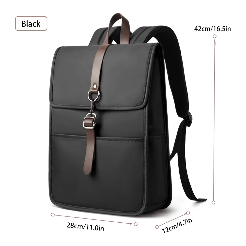 hcankcan-sac à dos étanche vintage pour hommes, sac pour ordinateur portable, sac à dos de voyage décontracté, sac à dos de travail, sac d'étudiant, mode