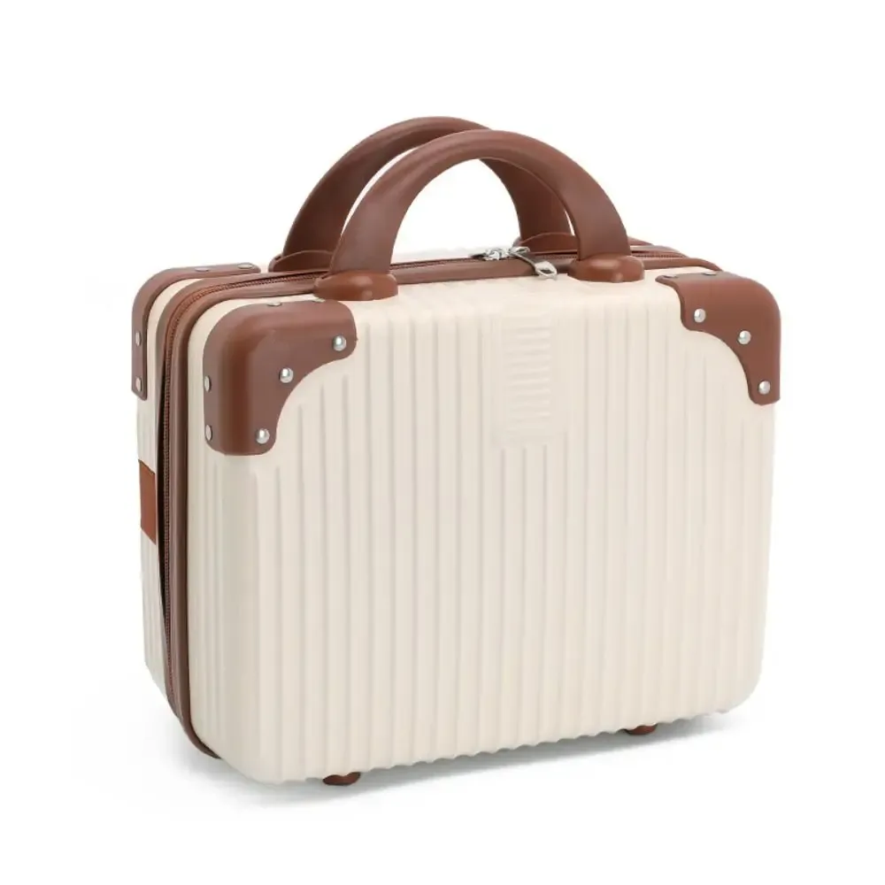 valise de voyage 14 pouces, mini trousse de toilette, bagage cabine pour femme - ventes flash