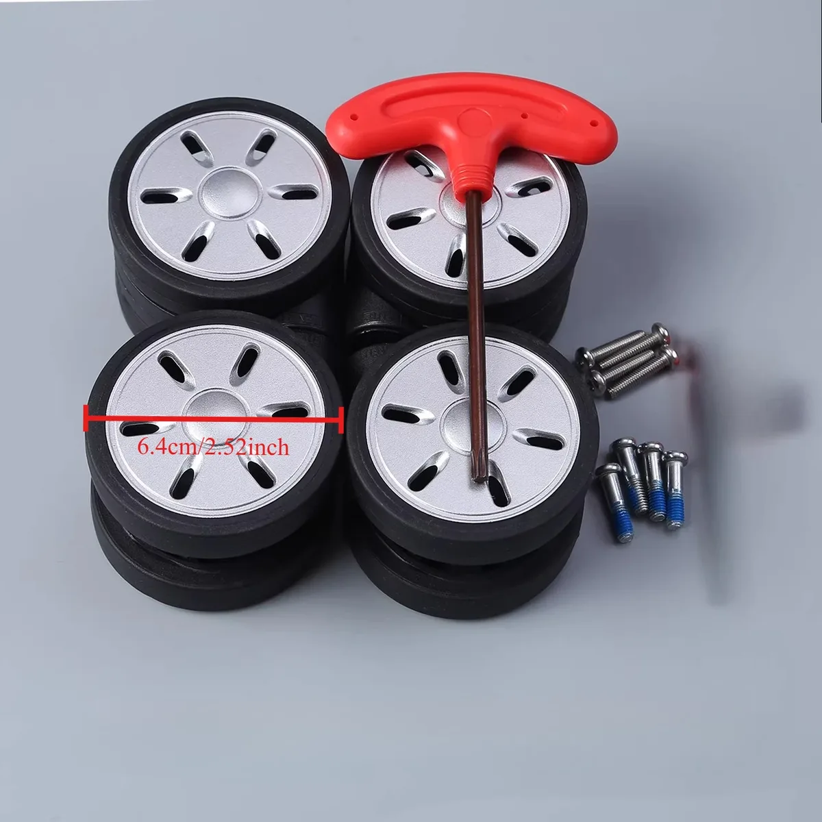 accessoires de valise adaptés aux roues de valises rimowa, remplacement, réparation de valises de voyage, roulettes universelles à roulement fluide