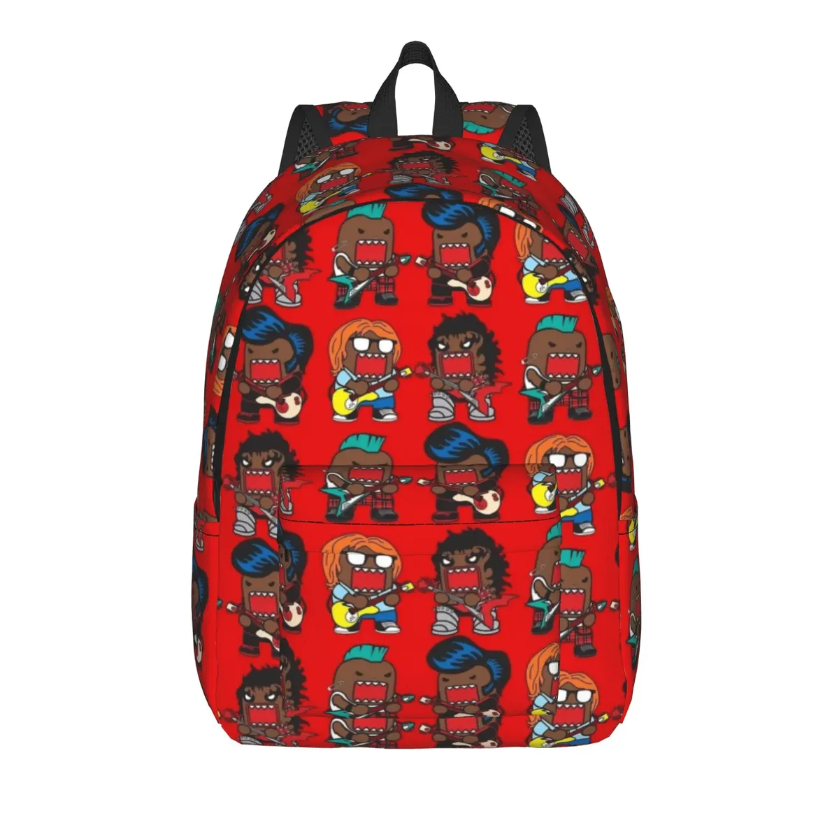 sac à dos domo kun face anime cool pour hommes et femmes, sac à dos de sport, étudiant, randonnée, voyage, meme, poupée, sac à dos de jour, sac à bandoulière pour ordinateur portable