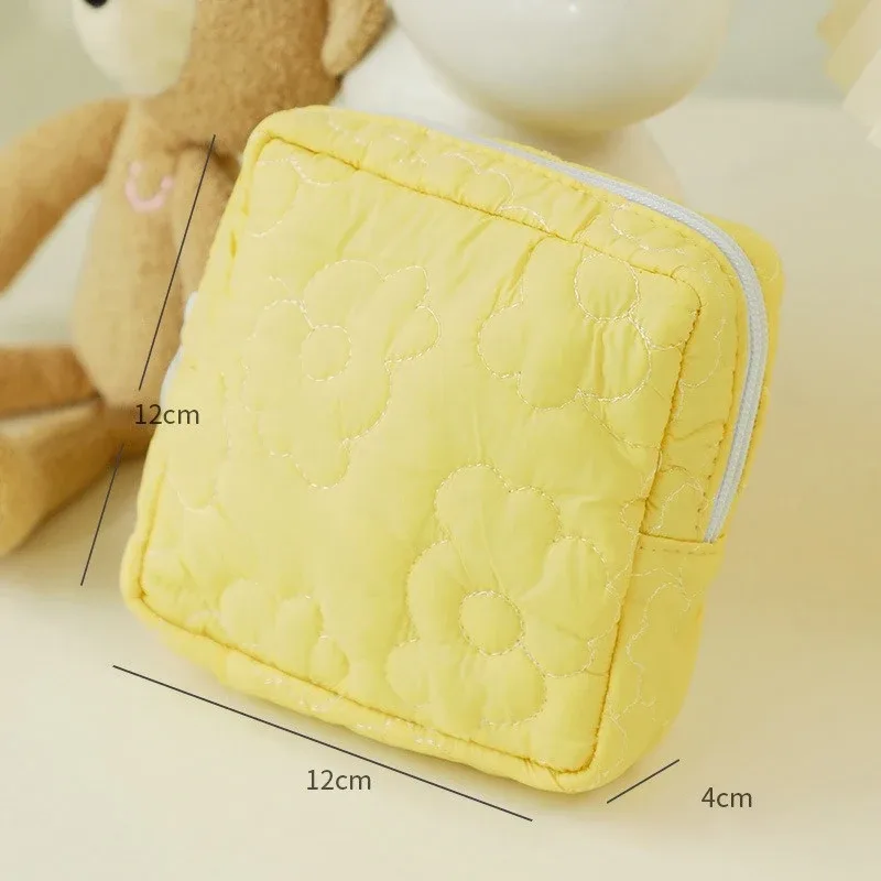 nouveau motif de fleur femmes sac de maquillage portable articles de toilette organisateur cosmétique sac à fermeture éclair femme voyage pochette de lavage grande capacité