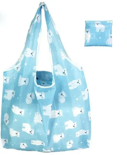 grands sacs de rangement pliables pour l'épicerie, fourre-tout en poudres recyclables, écologiques, rapduty, lavables