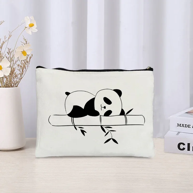 kawaii panda trousse à cosmétiques enfants voyage nécessité toilette sac à couches pochette de maquillage pour jolies filles anniversaire nouvel an cadeau