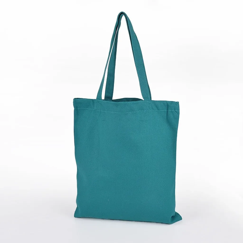 sac fourre-tout vierge en toile de coton souple pour emballage cadeau, création artistique étudiante et articles de magasin