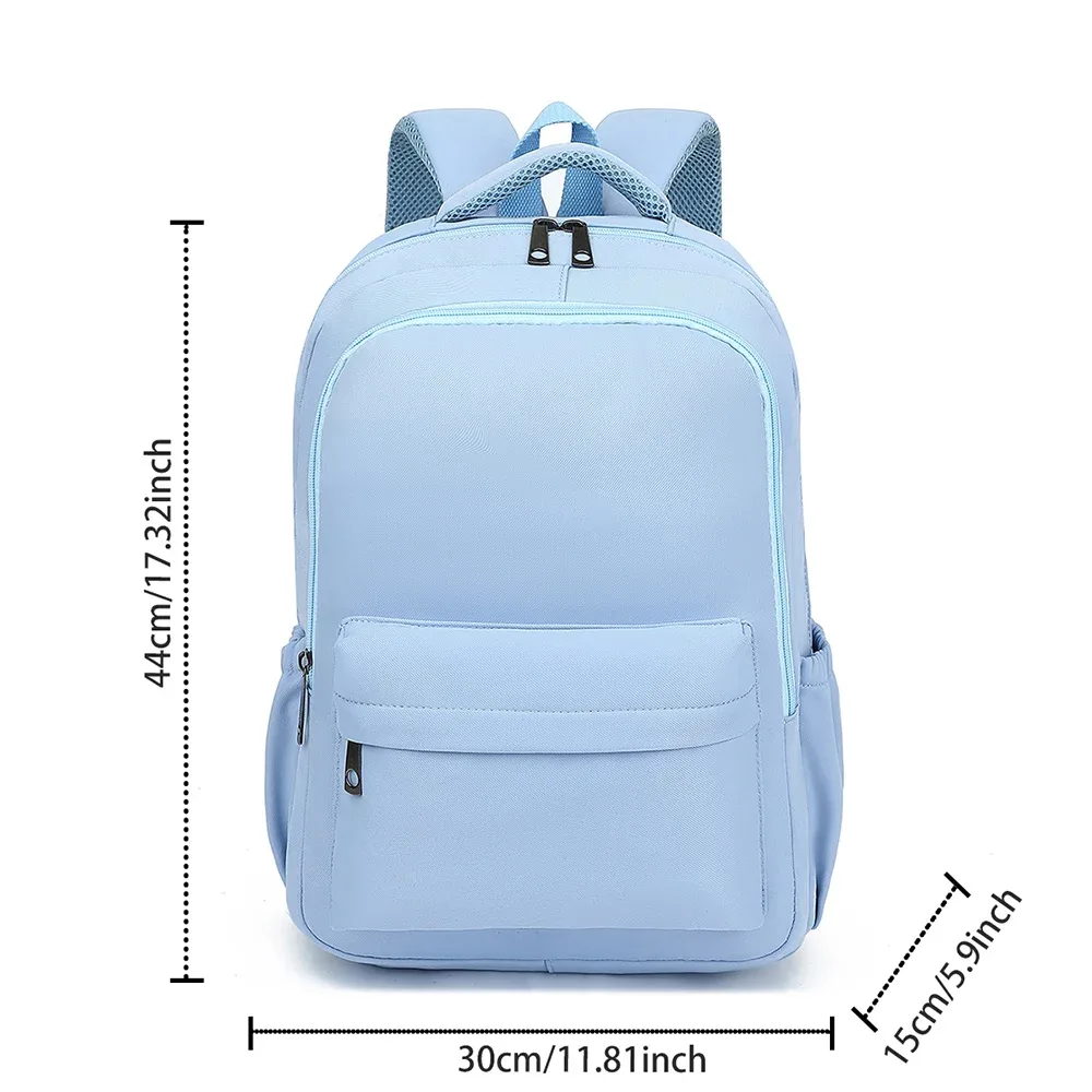 sac à dos en toile imperméable pour étudiants, sac de nettoyage solide pour hommes et femmes, sacs à dos de voyage simples, sacs pour ordinateur portable de 16 pouces, école, garçon, fille