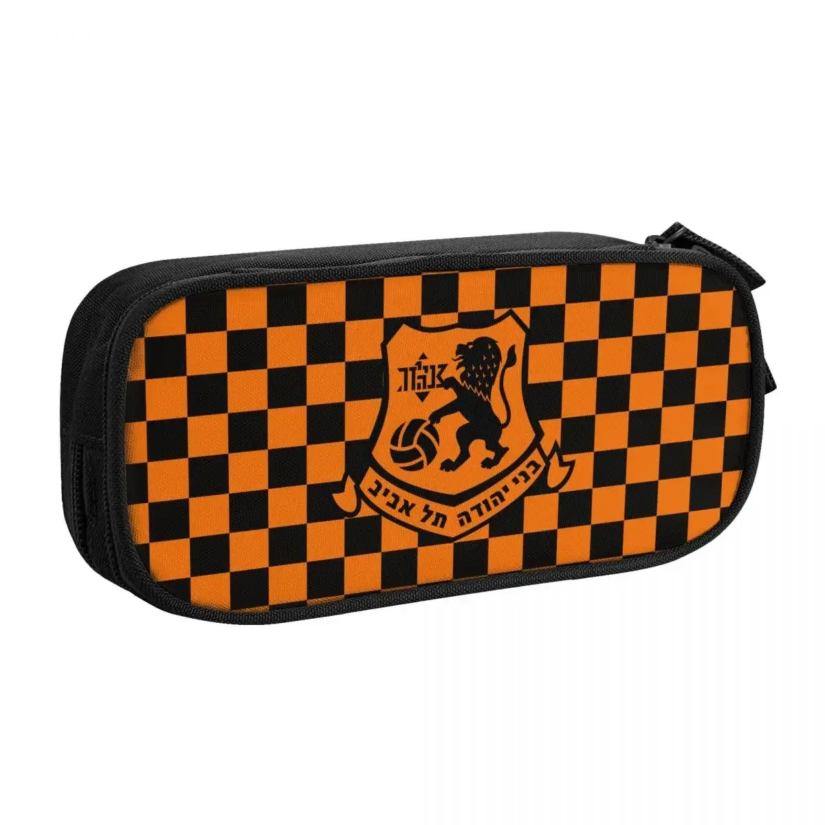 bnei yehuda tel aviv big capacity pencil pen case office college school large storage bag pouch holder box organizer