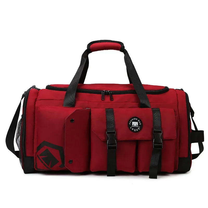 sac à dos de voyage de grande capacité, sac de sport avec compartiment séparé pour les affaires sèches et humides, compartiment indépendant pour les chaussures.