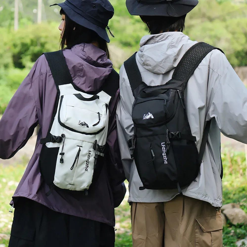 mini sac à dos d'extérieur léger à motif montagne avec sangle réglable pour la randonnée, les voyages, le camping et les sorties quotidiennes en plein air