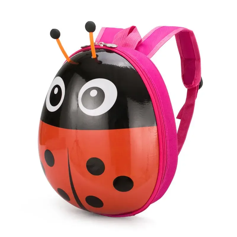 coquille d'oeuf sac pour enfants motif coccinelle maternelle garçons et filles étudiants classe sacs à dos mochila escolar sacs d'école