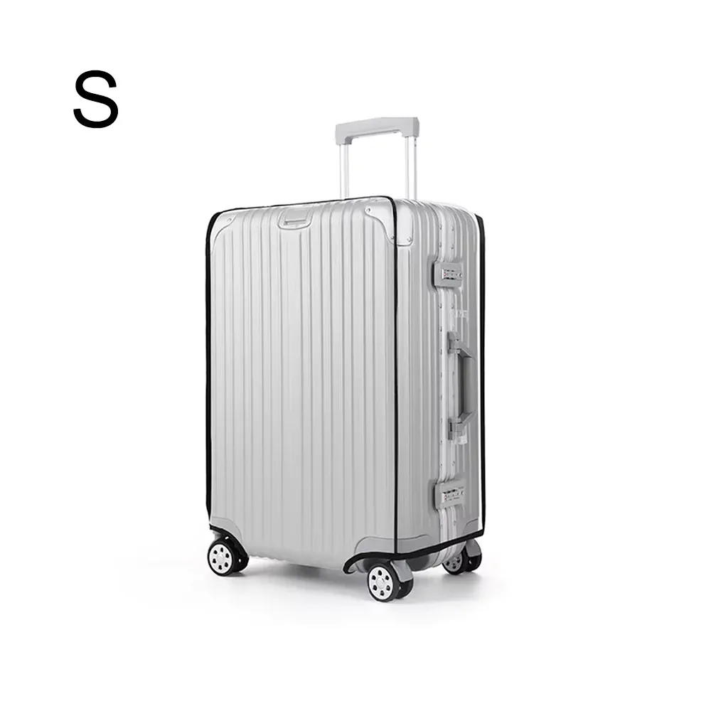 protecteur de bagages housse de valise transparent pvc housse de valise protecteurs housse de bagage étanche pour valise à roulettes