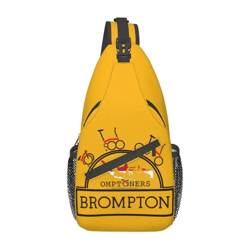 bromptons-sac à bandoulière de vélo pour homme, sac à dos à bandoulière poitrine, sac à dos de voyage, mode initiée