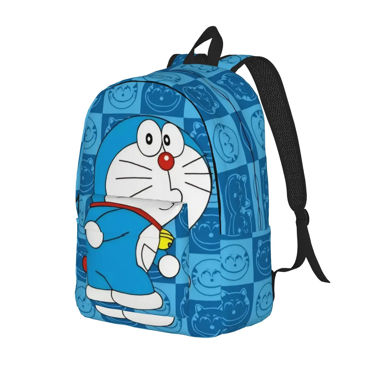 Sac à dos Doraemons Blue Cats Cat Cool pour l'extérieur, lycée, randonnée, voyage, sac à dos pour hommes et femmes, sac à bandoulière pour ordinateur portable